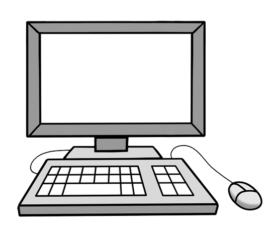 Piktogramm eines Computers